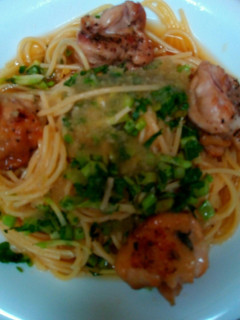 唐揚げがパスタに変身-レシピのメイン写真