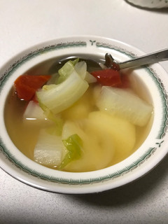 新じゃが新玉ポトフ 膵炎の人食べれます-レシピのメイン写真