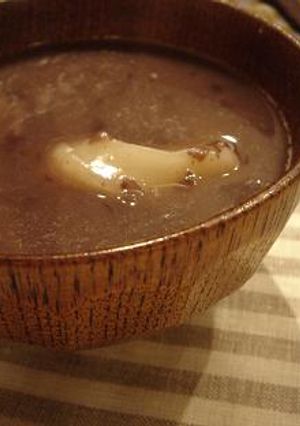 お一人様用☆レンジde即席お汁粉♪♪-レシピのメイン写真