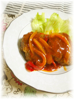 美味しいよ♪チーズin煮込みハンバーグ♡-レシピのメイン写真