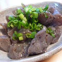 รูปของ こんにゃくのさっぱりニンニク炒め