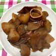 無水鍋でコクうま、イカと大根の煮物!
