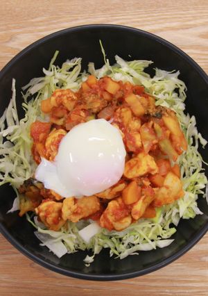大和肉鶏のナラタトゥイユ丼-レシピのメイン写真