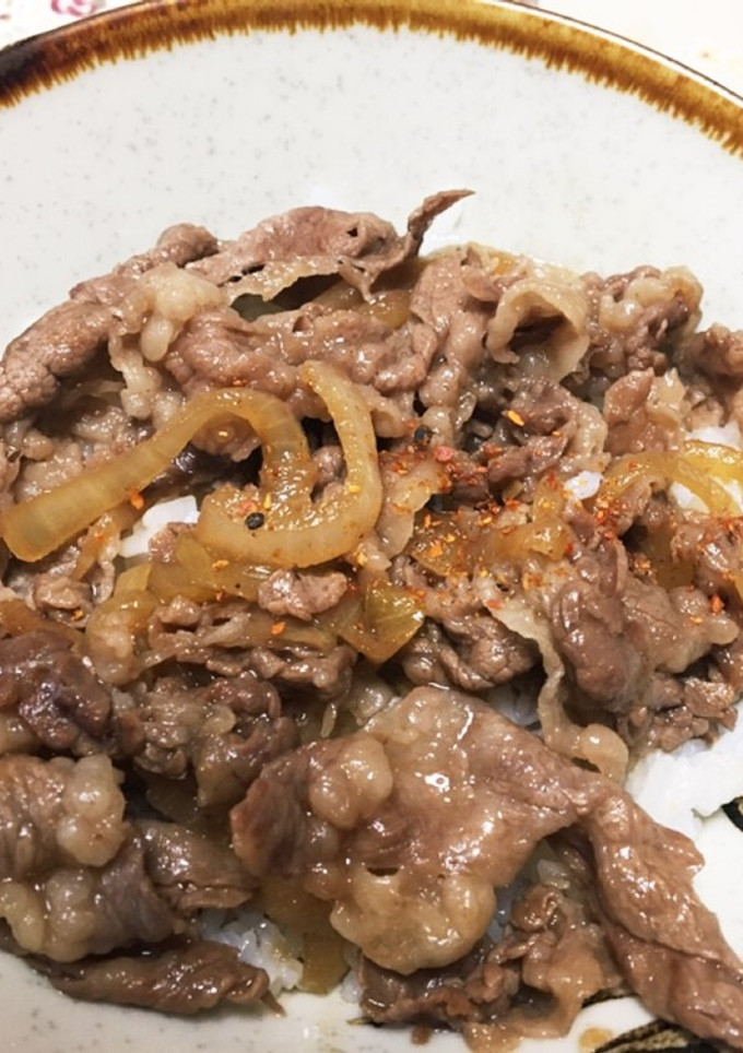 炒めて煮る！我が家の牛丼-レシピのメイン写真