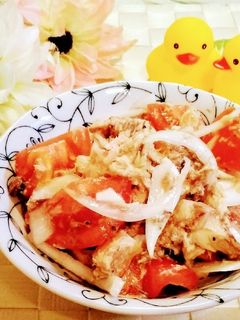 さば水煮缶の簡単サラダ♪-レシピのメイン写真