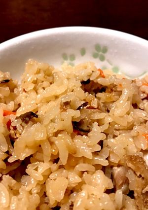簡単♪おいなりのあげで炊き込みご飯☆-レシピのメイン写真