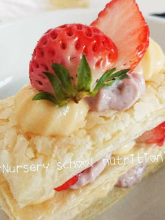 豆腐クリームのいちごミルフィーユ-レシピのメイン写真