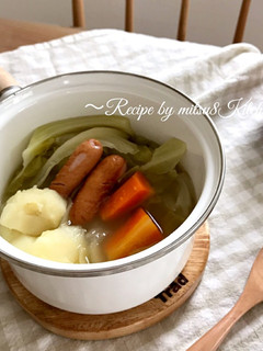 煮るだけ簡単!野菜たっぷり温かポトフ-レシピのメイン写真