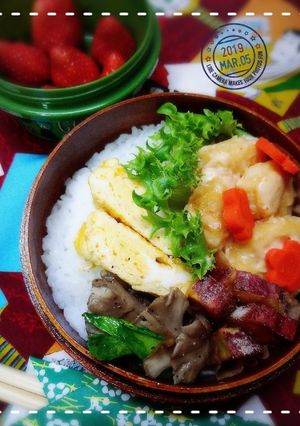 まげわっぱ弁当１００-レシピのメイン写真