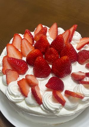 バースデーケーキ-レシピのメイン写真