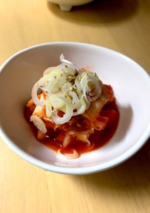 トマトキムチ冷奴。-レシピのメイン写真