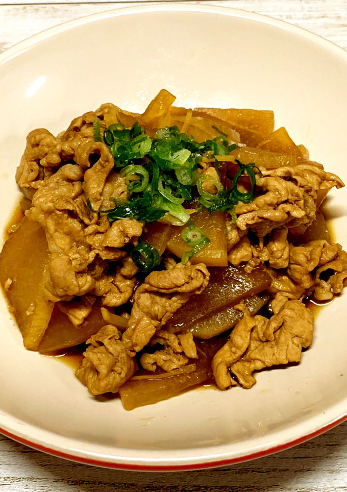 味しみしみ豚肉と大根の炒め煮♪-レシピのメイン写真