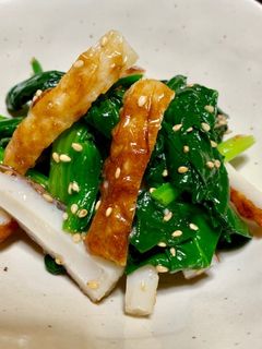 ほうれん草とちくわの胡麻和え-レシピのメイン写真
