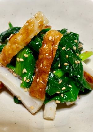 ほうれん草とちくわの胡麻和え-レシピのメイン写真