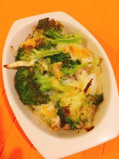 鯖缶玉ねぎブロッコリーオーブンチーズ焼き-レシピのメイン写真