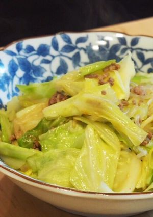 キャベツとしらたきのヘルシー炒め-レシピのメイン写真