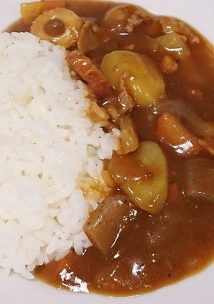 竹輪コンニャク入り☆母のカレーライス♪-レシピのメイン写真