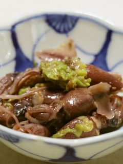 ほたるいかとふきのとうの酢味噌和え-レシピのメイン写真