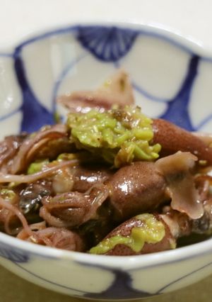 ほたるいかとふきのとうの酢味噌和え-レシピのメイン写真