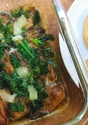 スモークオイスターのガーリックバター焼き-レシピのメイン写真