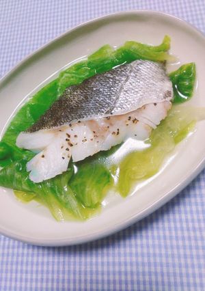 簡単ヘルシー♪タラのレタス蒸し-レシピのメイン写真