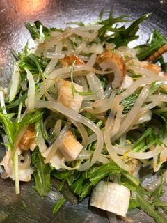 水菜ともやしの中華サラダ-レシピのメイン写真
