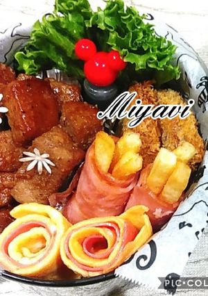 弁当に♡ポテトベーコン巻き♡-レシピのメイン写真