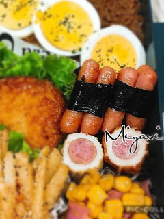 弁当に♪ポークビッツの海苔巻き♡-レシピのメイン写真
