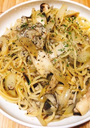 たっぷりきのこのバター醤油パスタ-レシピのメイン写真