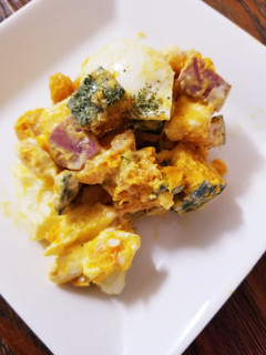 ハニーバターで作るかぼちゃサラダ♪-レシピのメイン写真