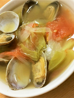 あさりと春野菜の蒸し煮-レシピのメイン写真