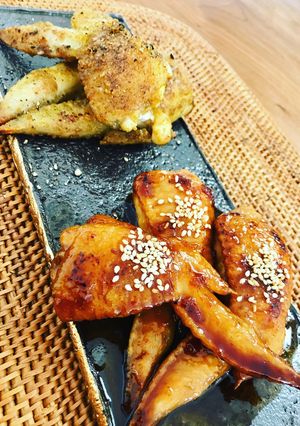 カリカリ 手羽先 2種-レシピのメイン写真
