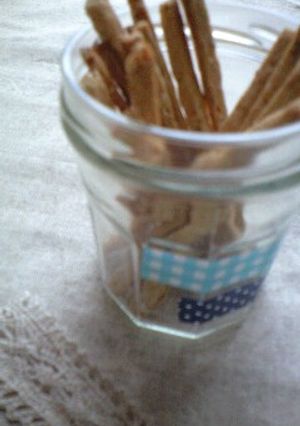 カリカリこうばしい胡麻きなこプリッツ♪-レシピのメイン写真