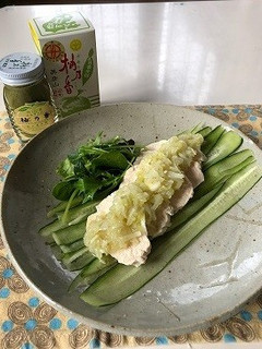 ゆで鶏のゆずこしょうソース-レシピのメイン写真