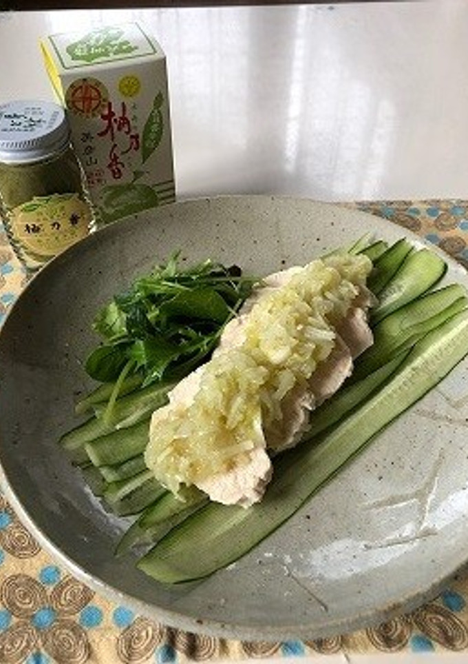 ゆで鶏のゆずこしょうソース-レシピのメイン写真