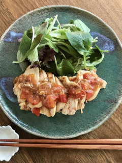 鶏むね肉のトマトポン酢ソテー-レシピのメイン写真