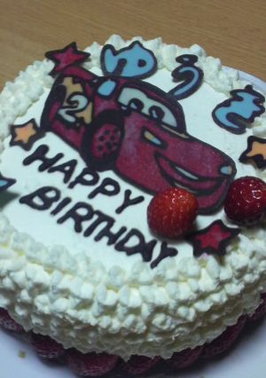 キャラデコ☆ケーキ（カーズ）-レシピのメイン写真