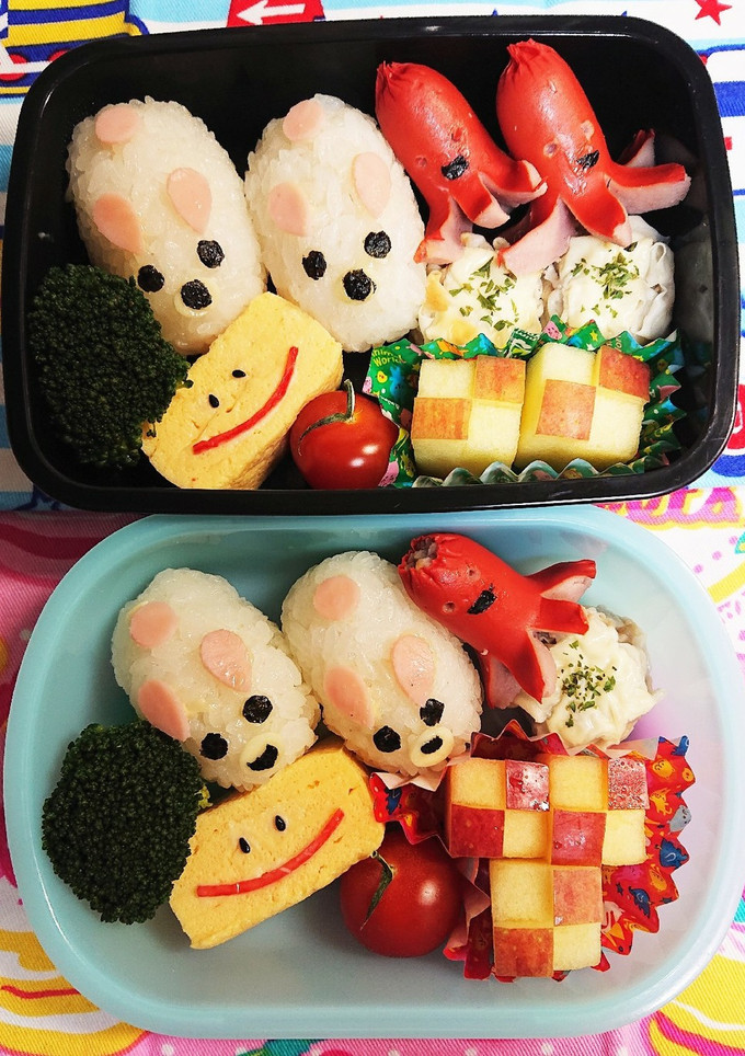 幼稚園(年中)双子のお弁当34-レシピのメイン写真