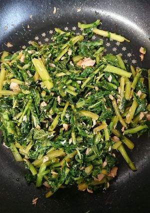 大根の葉っぱとシーチキンの甘辛炒め-レシピのメイン写真
