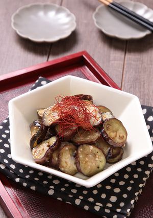 食材はひとつだけ！炒めなすのナムル-レシピのメイン写真