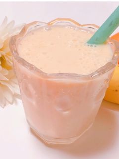 みかんとバナナのヨーグルトスムージー♡-レシピのメイン写真