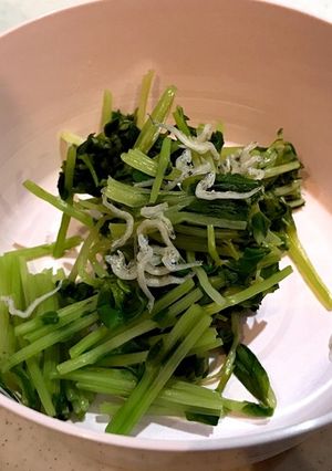 豆苗ポン-レシピのメイン写真