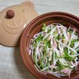 マイメモ♪もやし・ピーマン・ハムのおかず