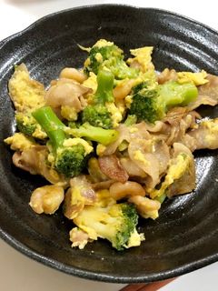 ご飯もすすむ♡豚バラえびブロッコリー炒め-レシピのメイン写真