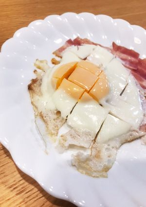 食べやすい目玉焼き！簡単ひと手間-レシピのメイン写真