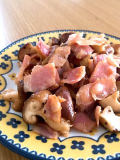 *椎茸とベーコンのバター炒め*-レシピのメイン写真