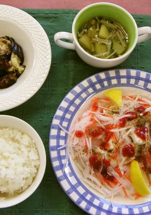 かじきのチリソース(健康食)-レシピのメイン写真