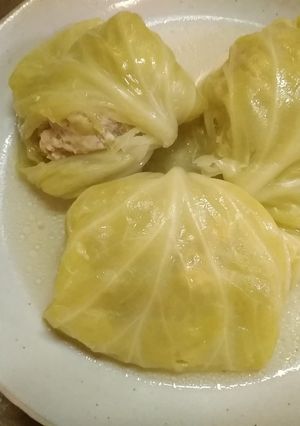 鶏ひき簡単ロールキャベツ-レシピのメイン写真