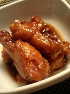 ジューシー手羽先の照り煮-レシピのメイン写真