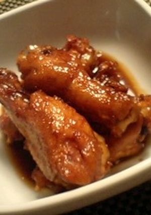 ジューシー手羽先の照り煮-レシピのメイン写真